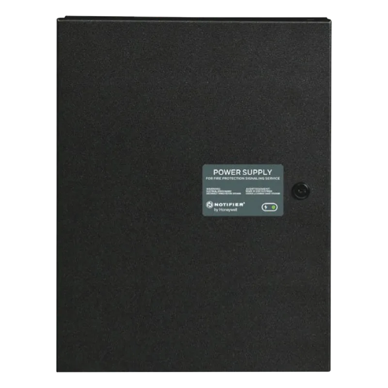 Fuente de alimentación remota y cargador de batería / 10 amperes / 24 Vcc / 7 circuitos de salida NAC o auxiliar / gabinete metálico con cerradura / serie PS de NOTIFIER PSE-10