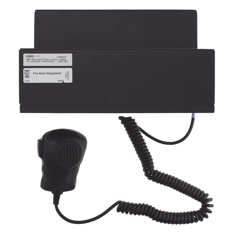 Módulo de micrófono opcional para chasis CA-1, para megafonía de emergencia con el procesador de audio digital DVC-EM de NOTIFIER CMIC-1