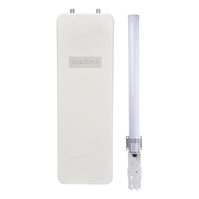 Super Kit WiFi Omnidireccional en 2.4 GHz para WISP, Hasta 300 m de Cobertura, El Kit Incluye Punto de Acceso C1XN+ y Antena Omnidireccional de 10 dBi, Administración en Nube Gratis con INSIGHTS ALTAI TECHNOLOGIES KIT-C1XN+O