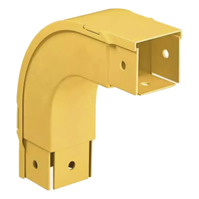 Bajada Vertical Exterior de 90º, Para uso con Canaletas 2x2 FiberRunner™, Color Amarillo PANDUIT FOVRA2X2LYL