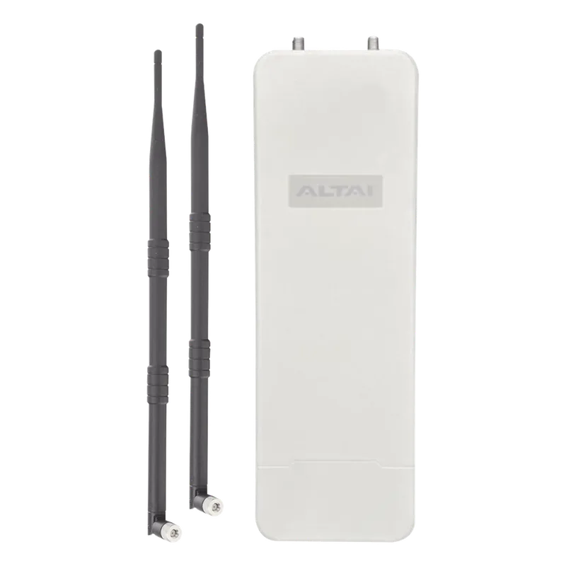 Poderoso Kit WiFi Omnidireccional en 2.4 GHz para WISP, Hasta +200 m de Cobertura, El Kit Incluye Punto de Acceso C1XN+ y 2 x Antenas de 9dBi Omnidireccionales, Administración en Nube Gratis con INSIGHTS ALTAI TECHNOLOGIES KITC1XN+OO