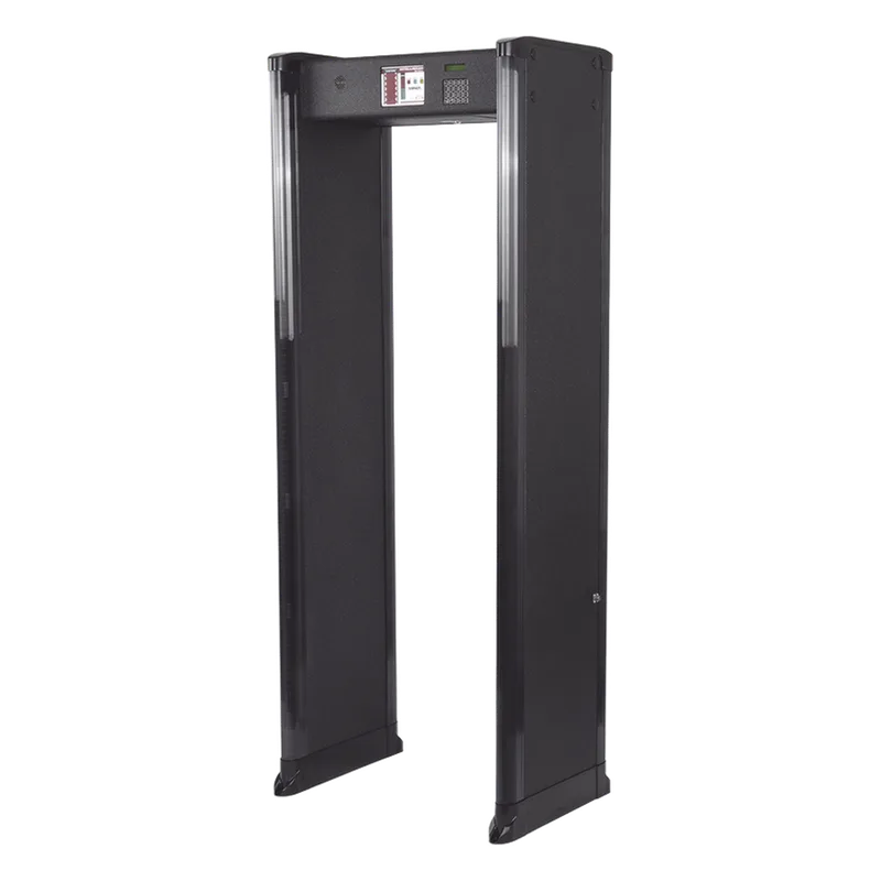 Arco Detector de Metales de 6 Zonas para Intemperie con Anclaje para Fijarse al Piso. Incluye Sensor IR para evitar falsas Alarmas / Certificado por la Administración Federal de Aviación de EE. UU. (FAA) RANGER SECURITY DETECTORS INTELL-26-ZIR-W