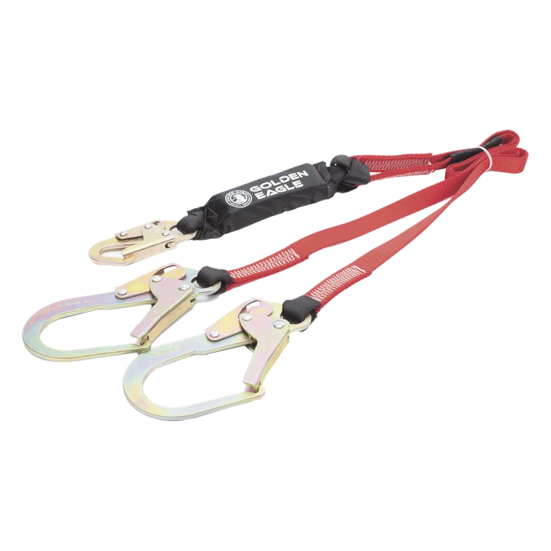 Cable Amortiguador de Caída con Doble Gancho de Sujeción. Ideal para Escalar Torres o Estructuras. VARIOS SAWDG18