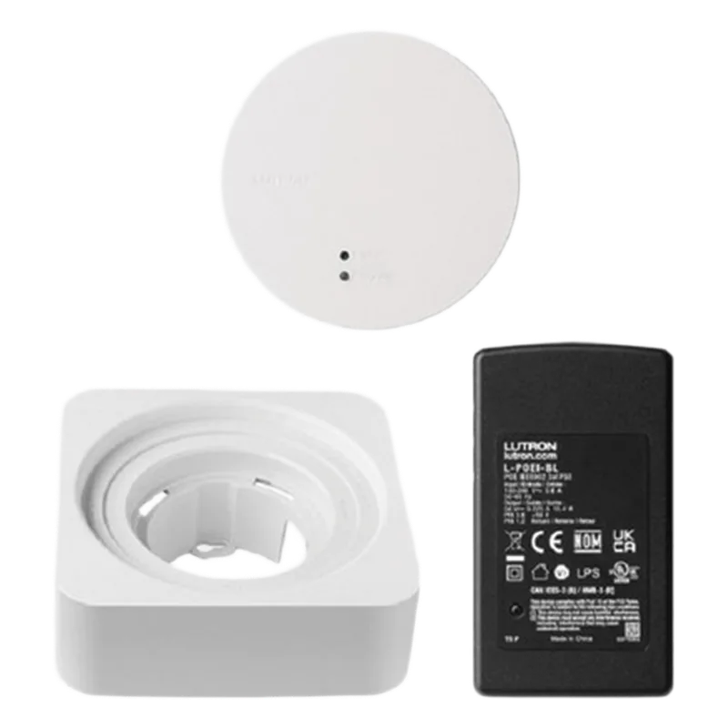 Kit de procesador para sistema de iluminación RadioRA 3, alimentación PoE, hasta 100 dispositivos Clear Connect Tipo X y 95 Tipo A, incluye inyector PoE y cables Ethernet LUTRON RADIORA 3 RRPROC3KIT
