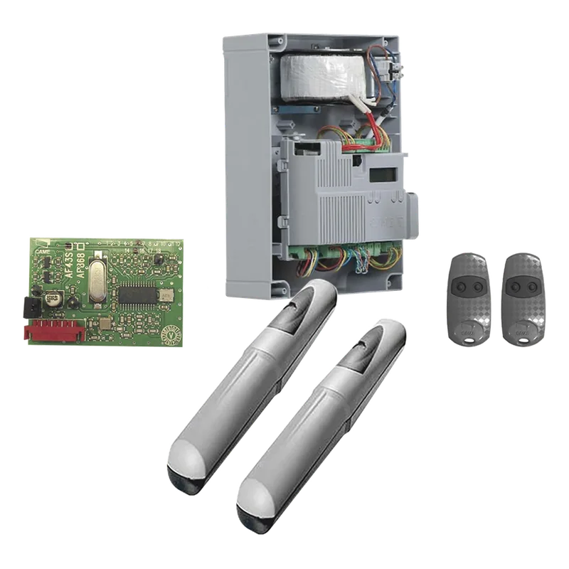 Kit de operadores AXO 3024 Para puertas Abatibles de hasta 3 Metros y 500 Kg de peso por hoja CAME KIT-AXO-3024