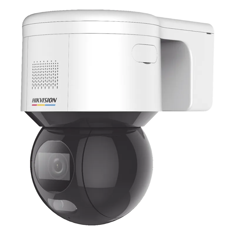[ PROTECCIÓN ACTIVA ] Domo PT IP 4 Megapixel / Imagen a Color 24/7 / Lente 4 mm / Luz Blanca 30 mts / Exterior IP66 / ACUSENSE (Evita Falsas Alarmas) / PoE+ / Micrófono y Bocina Integrada / WDR 120 dB / MicroSD HIKVISION DS-2DE3A400BW-DE(F1)(T5)