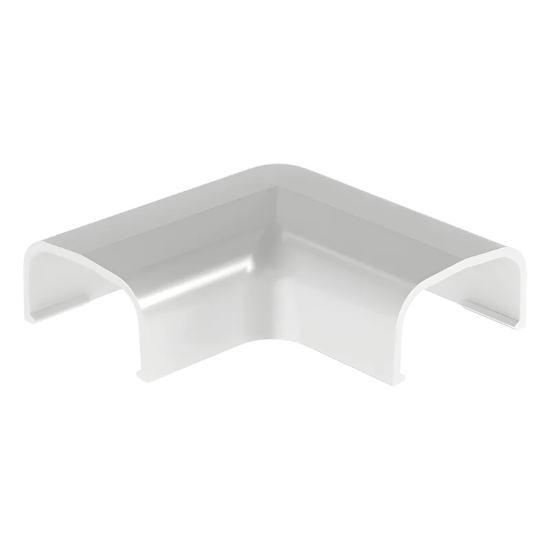 Conexión en ángulo recto "L", para uso con canaleta LD5, material ABS, Color Blanco PANDUIT RAF5WH-E