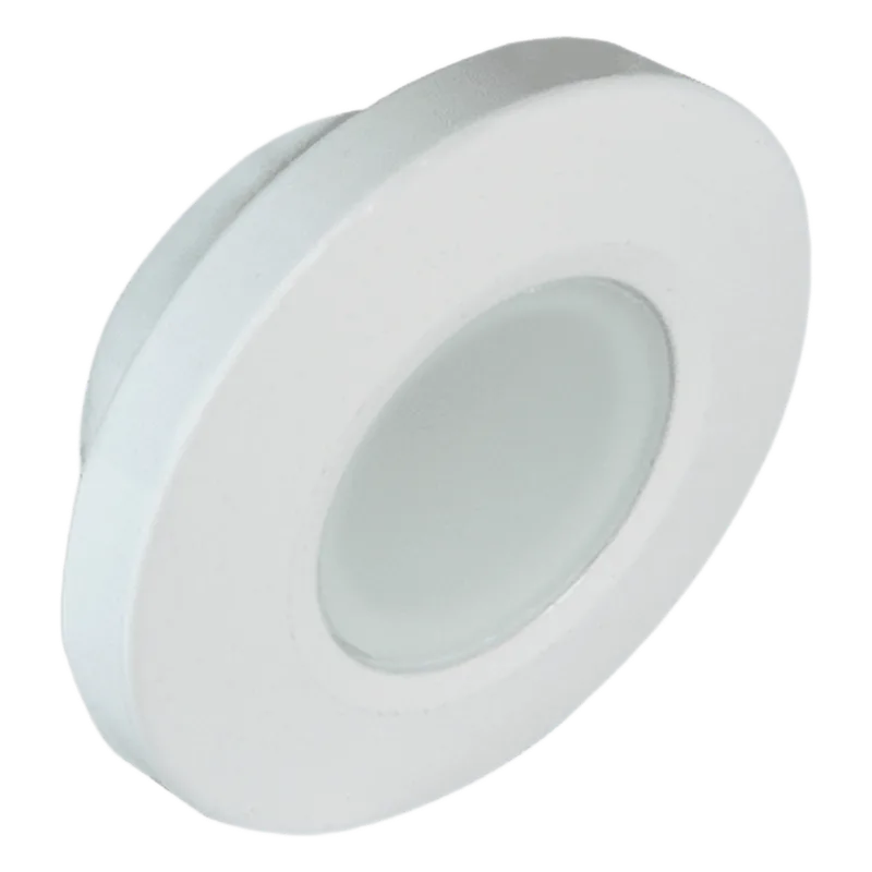 Luz led marina serie Orbit , emite luz de colores blanco, rojo y azul de 210 lúmenes, para uso interior o exterior, fabricado bajo norma de protección IP67. LUMITEC 112528