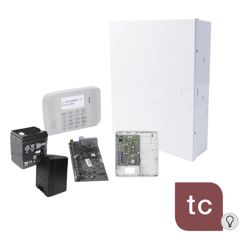 Kit de alarma con panel de 8 zonas cableadas y hasta 40 inalámbricas, comunicador IP/4G y monitoreo Total Connect HONEYWELL HOME RESIDEO VISTA48LANTBIPS