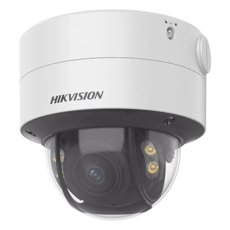 Domo IP 4 Megapixel / Imagen a Color 24/7 / Lente 3.6 - 9 mm / Luz Blanca 40 mts / WDR 130 dB / Exterior IP67 / IK10 / Captura Facial / ACUSENSE / MicroSD / ACUSEARCH HIKVISION DS-2CD2747G2-LZS(C)