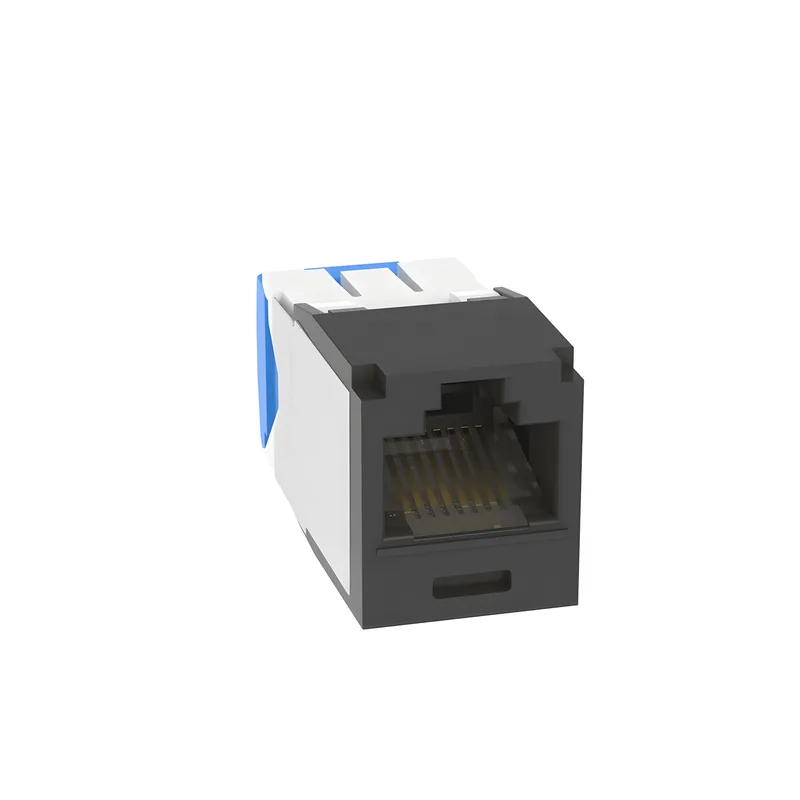 Conector Jack RJ45 Estilo TG, Mini-Com, Categoría 6A, Con Gel Resistente a la Corrosión, de 8 Posiciones y 8 Cables, Color Negro PANDUIT CJE6X88TGBL