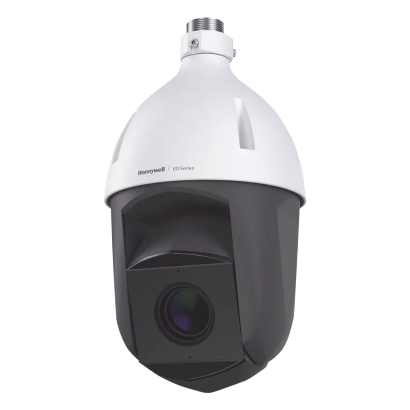 Cámara PTZ IP tipo speed dome de 5 MP con zoom óptico 30x, IR inteligente de 150 m, WDR 120 dB y protección IP66/IK10 para exterior HONEYWELL HC60WZ5R30
