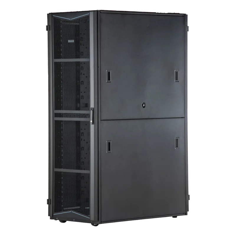 Gabinete FlexFusion para Centros de Datos, 42 UR, 800 mm de Ancho, 1200 mm de Profundidad, Fabricado en Acero, Color Negro PANDUIT XG84222BS0001