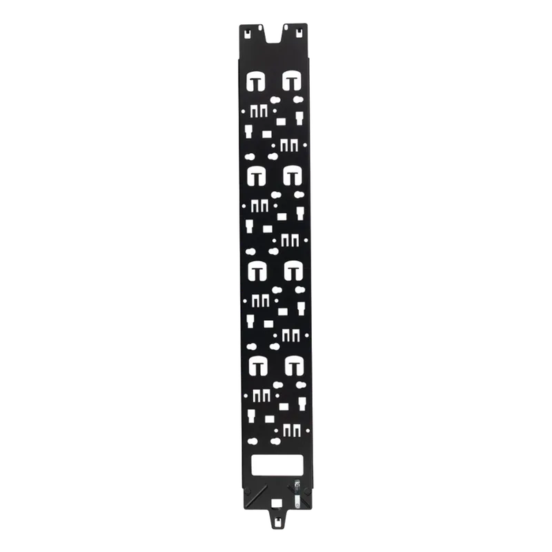 Panel Administrador de Cables Vertical para Gabinete FlexFusion™ de 42RU, Acepta Anillos en D, Anillos S1DR, S2DR y L; S1LR, S2LR, Color Negro PANDUIT XG-VCM42B
