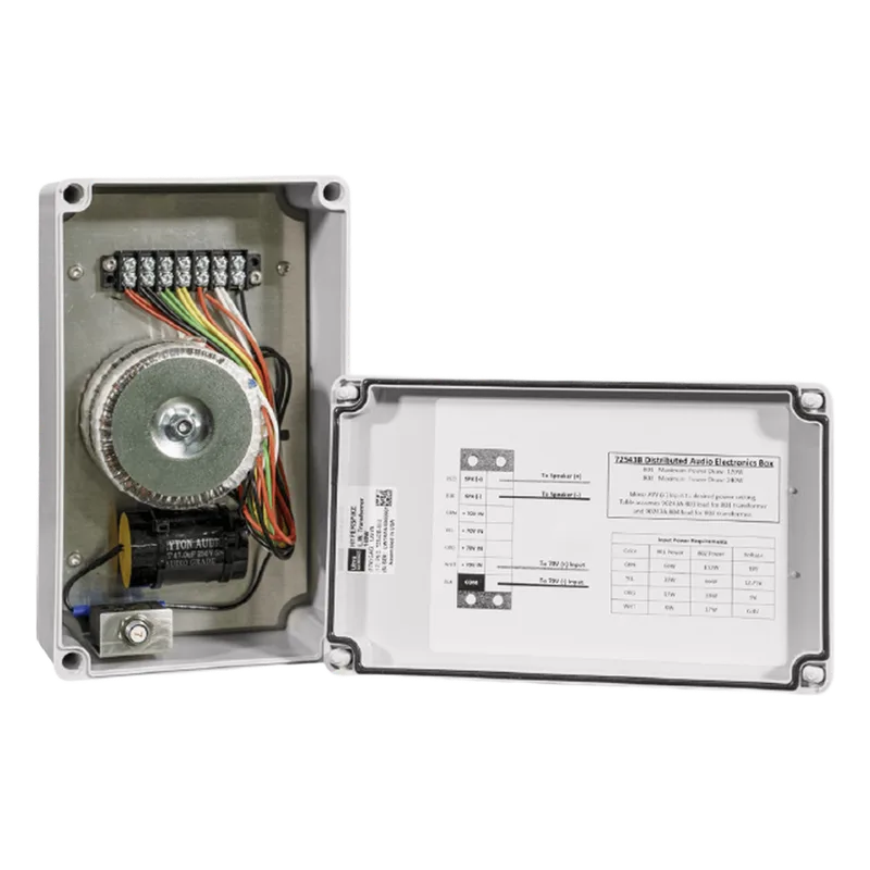 Transformador para serie de bocinas LineWave 70 - 100 VDC HYPERSPIKE 72575B-801-L