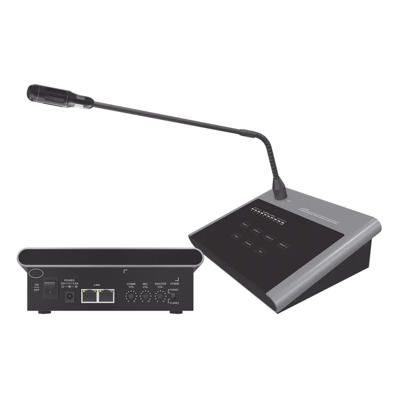 Microfono Remoto de 4 Zonas Para Sistema de Voceo | Compatible Con Amplificadores SF4240UC y SF2240UC EPCOM PROAUDIO SF-214B