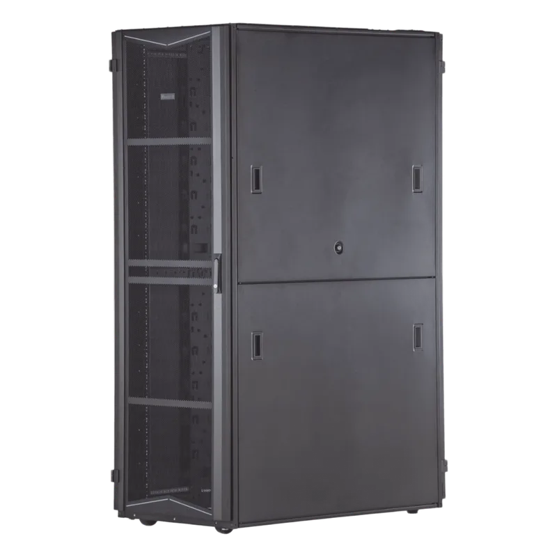 Gabinete FlexFusion para Centros de Datos, 42 UR, 600 mm de Ancho, 1070 mm de Profundidad, Fabricado en Acero, Color Negro PANDUIT XG64212BS0001