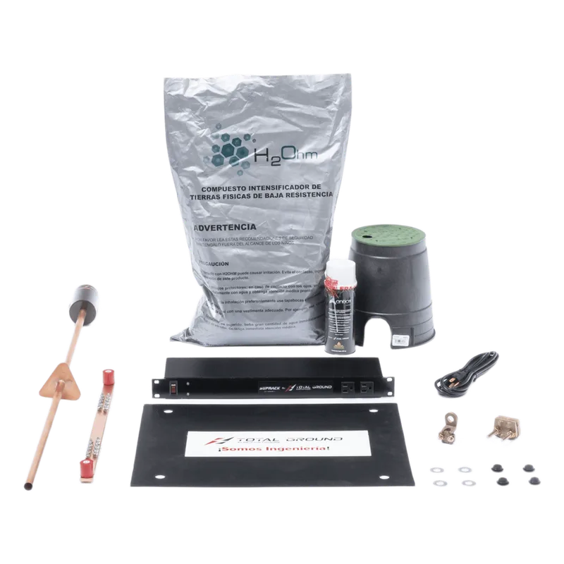Kit de Tierra Física Recomendada para Cuartos de Telecomunicaciones de Bajo Consumo TOTAL GROUND KIT-VARI-SITE
