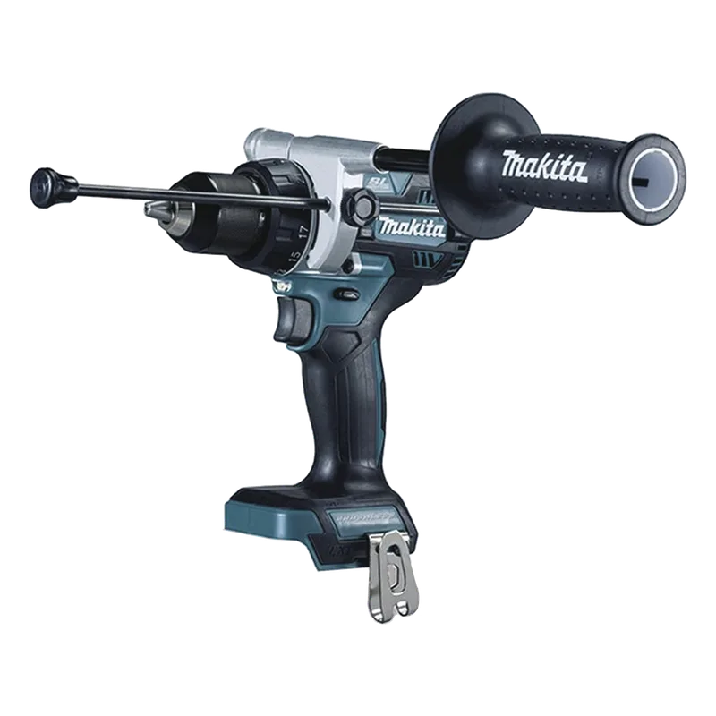 Taladro combinado BL 18 V LXT 5.0 Ah 130 Nm. Sin batería, sin cargador rápido y sin maletín Makpac. MAKITA DHP-486-Z