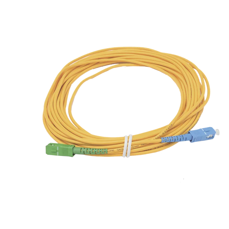 Jumper de Fibra Óptica Simplex, Monomodo, con Conectores SC/UPC-SC/APC, de 10 Metros (32.81 Pies) FIBERHOME OFC-SC/UPC-SC/APC-S-30-10