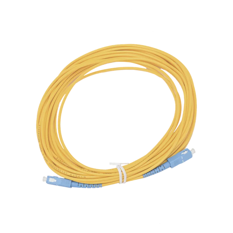 Jumper de Fibra Óptica Simplex, Monomodo, con Conectores SC/UPC-SC/UPC, de 10 Metros (32.81 Pies) FIBERHOME OFC-SC/PC-SC/PC-S-30-10