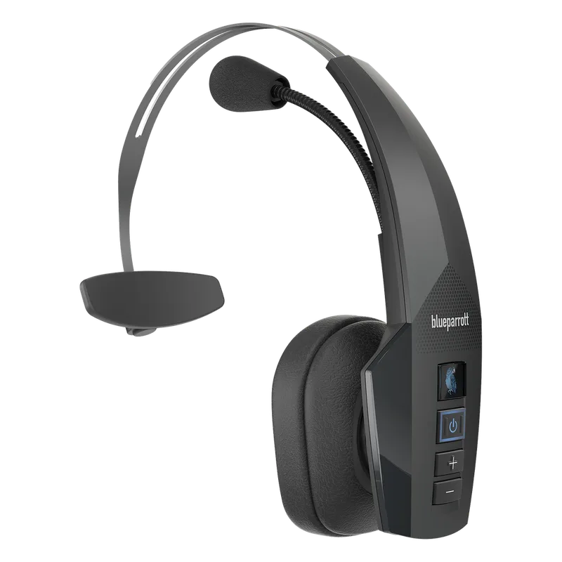 BlueParrott B350-XT , cancelación de ruido del 96%, Bluetooth, IP54, control de voz, para ambientes ruidosos (204260).