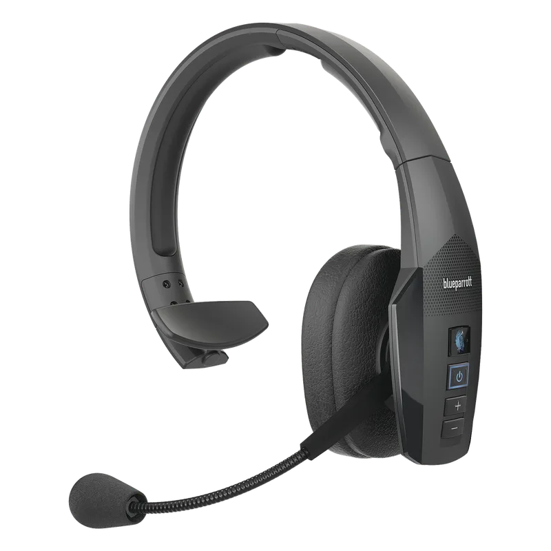 BlueParrott B450-XT MS , cancelación de ruido del 96%, Bluetooth, IP64, control de voz, para ambientes ruidosos (204305). B450-XTMS