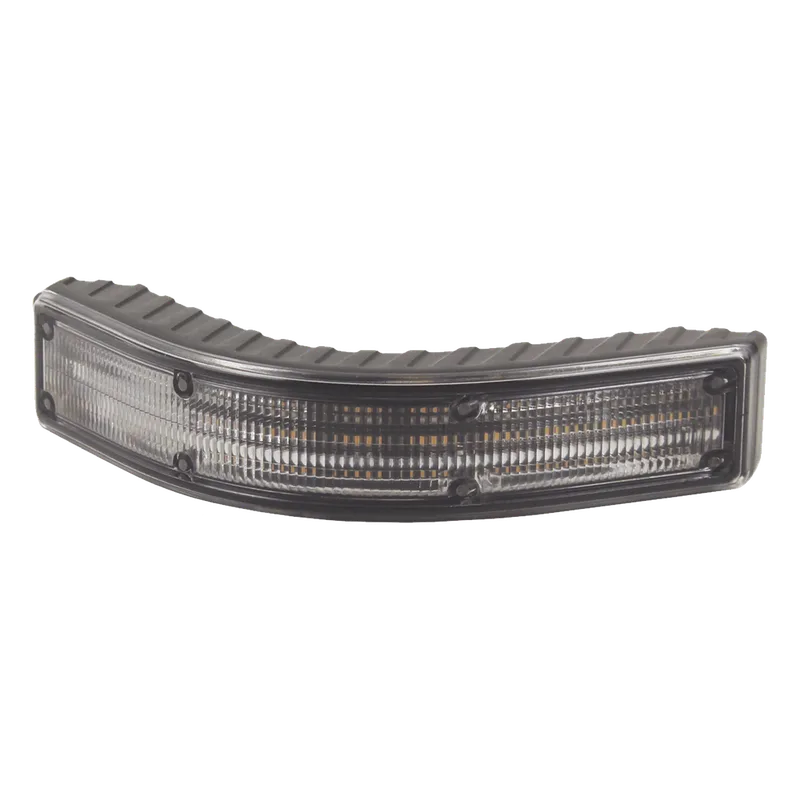 Luz Auxiliar Esquinera 12 LED, Ambar/Blanco, Lente Transparente ECCO ED5101CAW