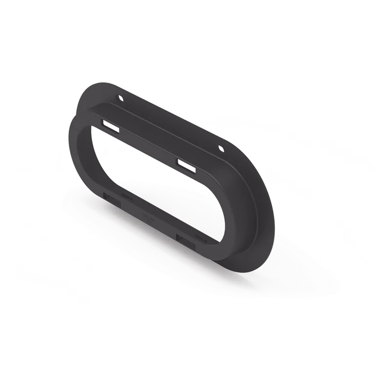 Brida de Policarbonato, Color Negro, Accesorio para Plafón Serie ED3060 ECCO EZ3060FLG