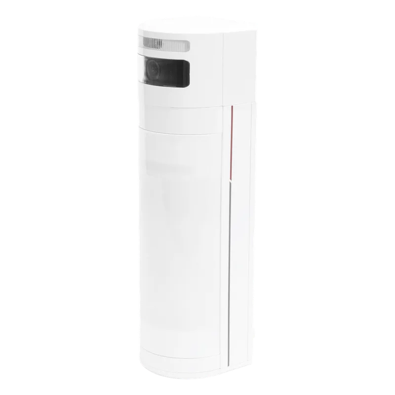 (AX PRO) CÁMARA + PIR Dual-Tech Exterior IP65 / Rango de Detección 15 mts / Ángulo de Cobertura Ajustable de 90° a 180° / Inmunidad a Mascotas 40 Kg HIKVISION DS-PDTT15AM-LM-CAMK