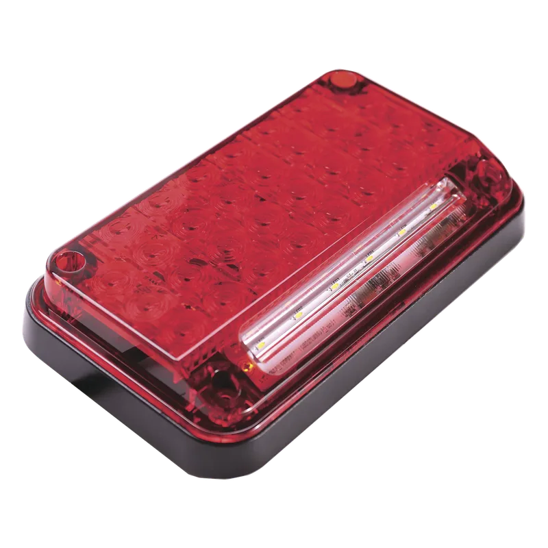 Luz de Advertencia de 7X4", Color Rojo, Con Luz de Trabajo, Ideal para Ambulancias EPCOM INDUSTRIAL SIGNALING XLTE2335R
