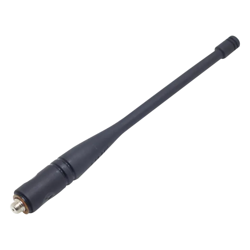 Antena UHF Helicoidal / 400-470 MHz / Ganancia 0 dBd (Unitaria) / Longitud 170 mm (6.7 in) / Conector Rosca Monopolo / Radios Motorola DEP550, DEP570, DEP550e, DEP570e, DGP8050, DGP8550, DGP8050e, DGP8550e TXPRO TX4079