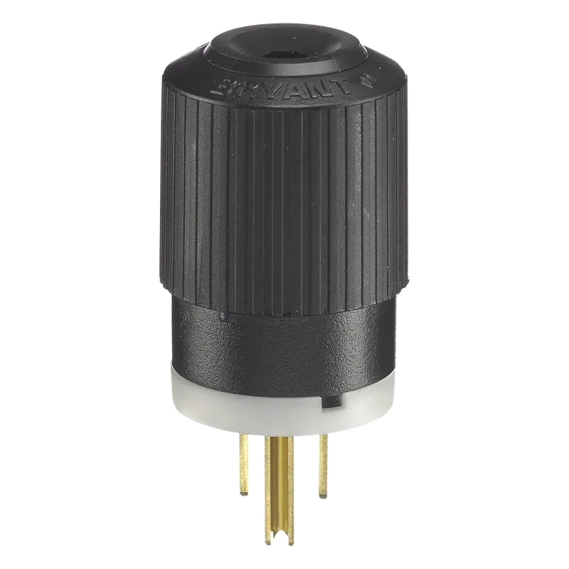 Clavija Negra 15 A 125 V CA 2 Polos 3 Hilos (NEMA 5-15P). HUBBELL HUB-BRY-5266-NP