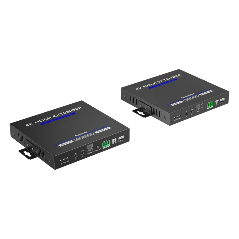 KIT EXTENSOR HDMI 4K@60HZ sobre IP GIGABIT | IPCOLOR | 100m en Conexión Uno a Uno | Salida Loop | IR Bi-Direccional | RS232 | ARC | CERO LATENCIA | Soporta conexión Uno a Muchos/Switch en Cascada EPCOM TITANIUM TT592