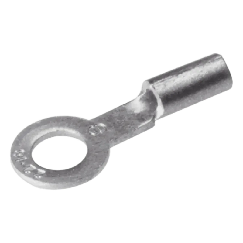 Zapata Terminal de Ojillo BURNDY para Tornillo de 1/4" (6 mm) y Calibre 12-10 AWG. HUBBELL BURNDY HUB-T10-14