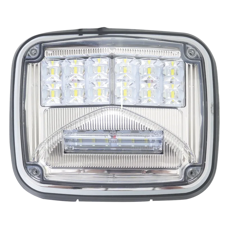 Luz de advertencia de 8 X 6", Color Claro, Con Luz de Trabajo Clara, Ideal para Ambulancias EPCOM INDUSTRIAL SIGNALING XLTE1755W