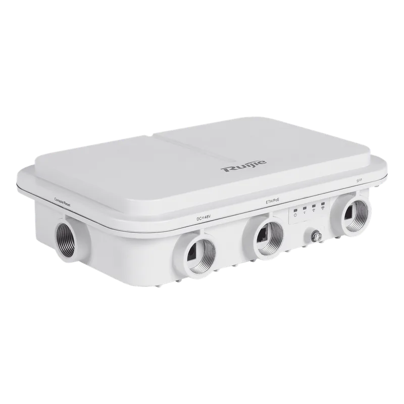 Punto de acceso Wi-Fi 6 para exterior Sectorial 60° IP68 hasta 1775Mbps doble banda 802.11AX MU-MIMO 2x2 RUIJIE RG-AP680(CD)