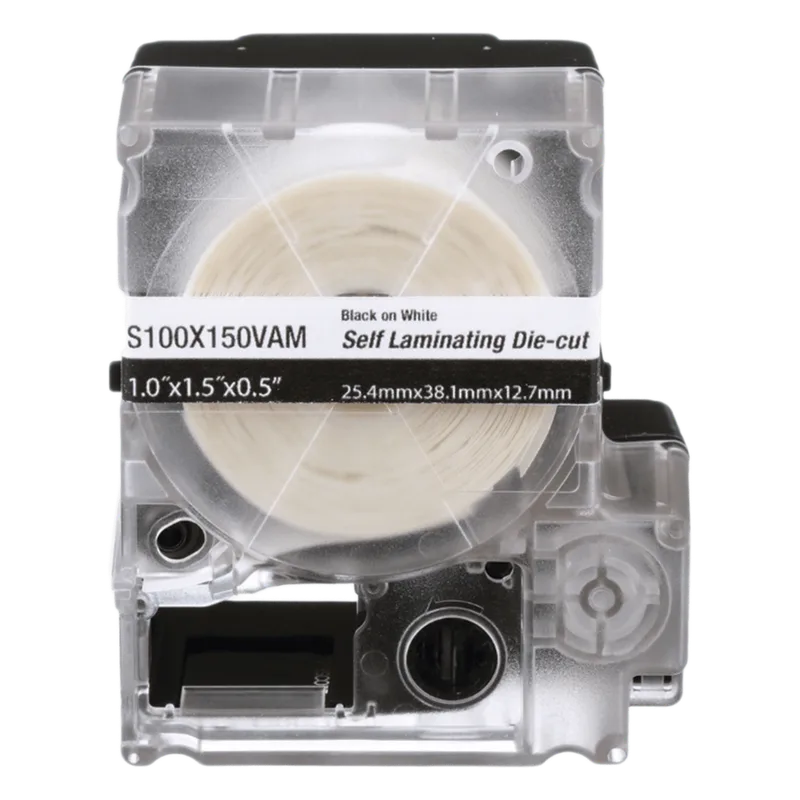 Casete de 125 Etiquetas Autolaminadas para Cables 8-4 AWG 1 x 2.25 Pulgadas (25.4 x 57.15 mm) PANDUIT S100X225VAM