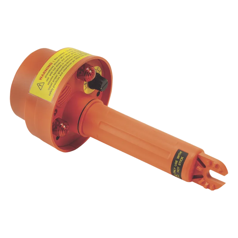 Probador de voltaje sin contacto de rango amplio hasta 230 KV CA en conductores aéreos. KLEIN TOOLS HVN-CVT-2