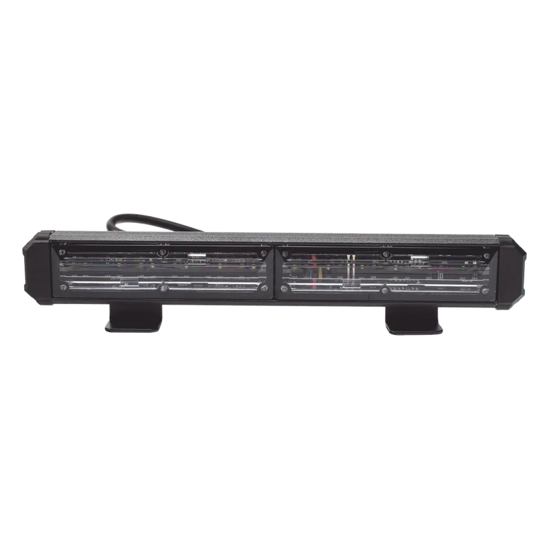 Barra de Luz de Advertencia, 2 Modulos de 6 LED, 11 Pulgadas Rojo / Azul EPCOM INDUSTRIAL SIGNALING XLT2132RB