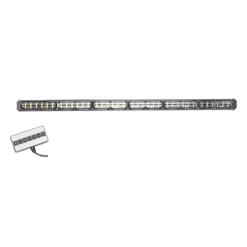 Barra de luz de advertencia de 6 Módulos de 6 LED, 30 Pulgadas, Ambar EPCOM INDUSTRIAL SIGNALING XLT2136A