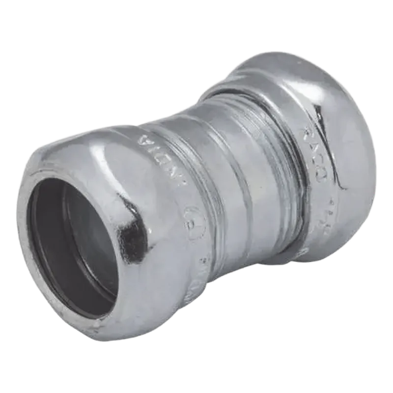Cople Compresión de Acero Galvanizado para Pared Delgada de 1-1/2". HUBBELL HUB-2926