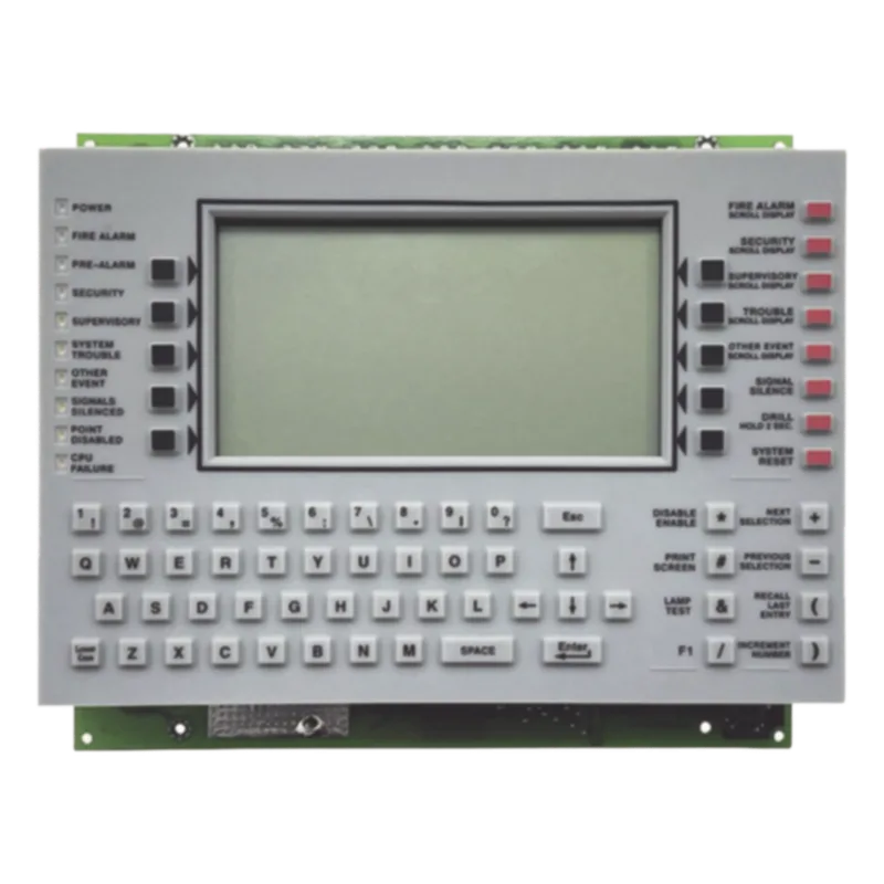 Anunciador de control de red con pantalla LCD de 640 caracteres para paneles NOTIFIER serie ONYX NCA-2