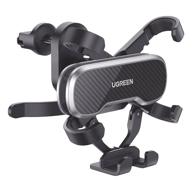 Soporte de Automóvil para Rendija de Ventilación | Tecnología Gravity | Rotación de 360° | Suspensión por Gancho | Pinzas de Goma | Compatible con Rejilla de Ventilación Horizontal y Vertical. UGREEN 80871