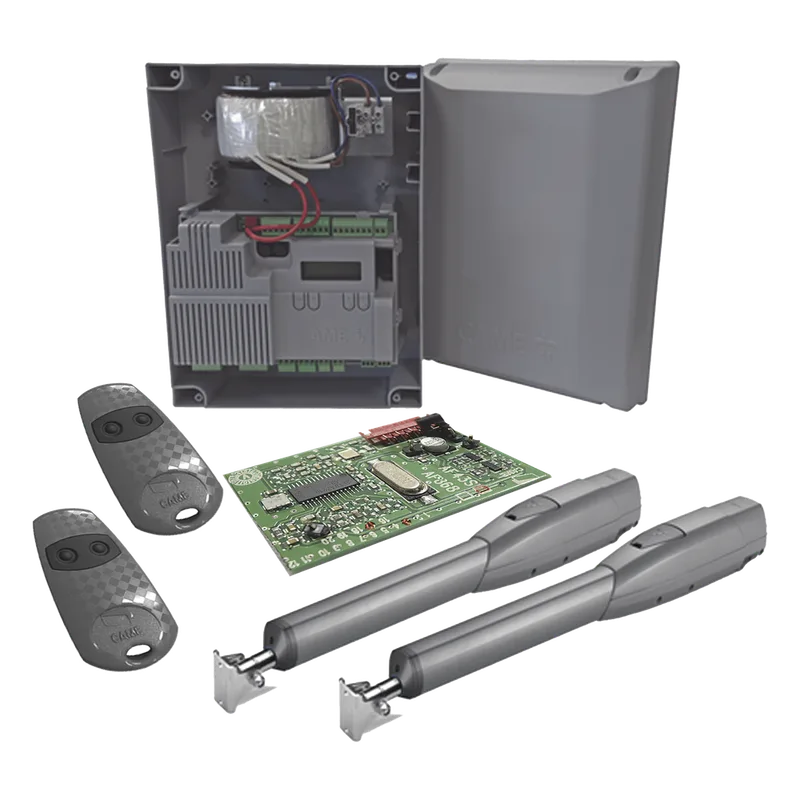 Kit de Operadores para Puertas Abatibles de hasta 3 Metros y 400 Kg ATS 3024 / Uso Intensivo CAME KIT-ATS-070