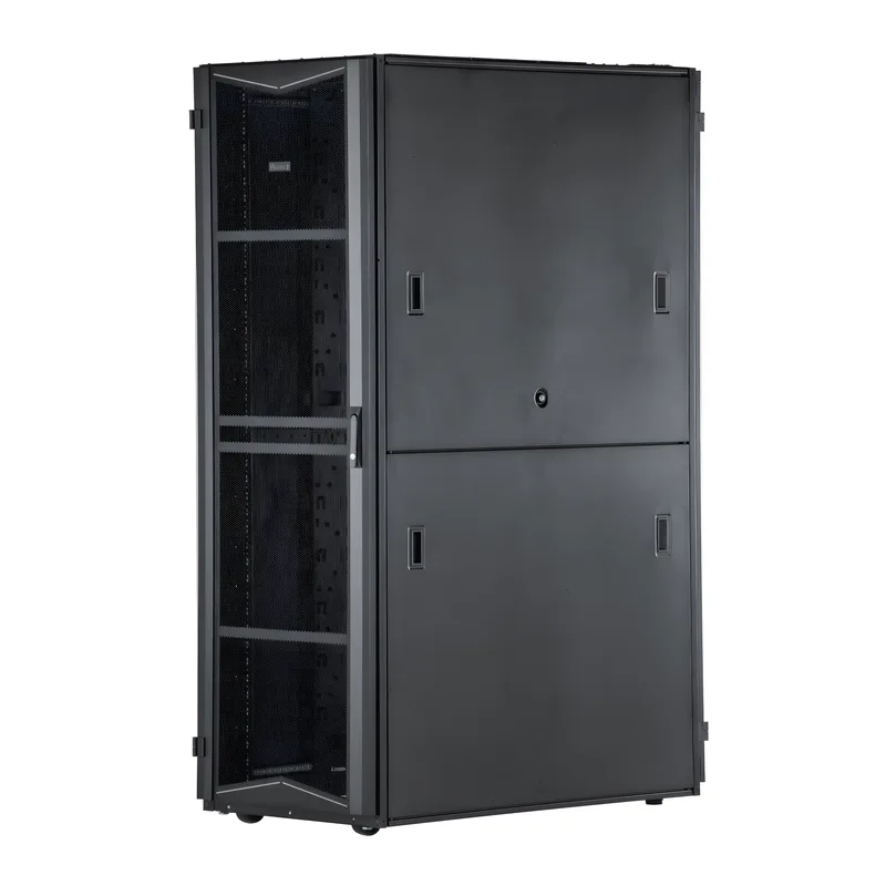Gabinete FlexFusion para Centros de Datos, 45 UR, 800 mm de Ancho, 1070 mm de Profundidad, Fabricado en Acero, Color Negro PANDUIT XG84512BS0001