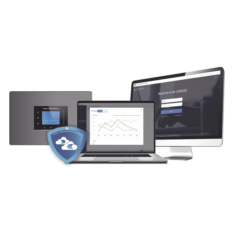 Licencia anual Enterprise Remote Connect 400 usuarios y 64 sesiones concurrentes para UCM63XX / UCM63XXA GRANDSTREAM UCM-RC-ENTERPRISE