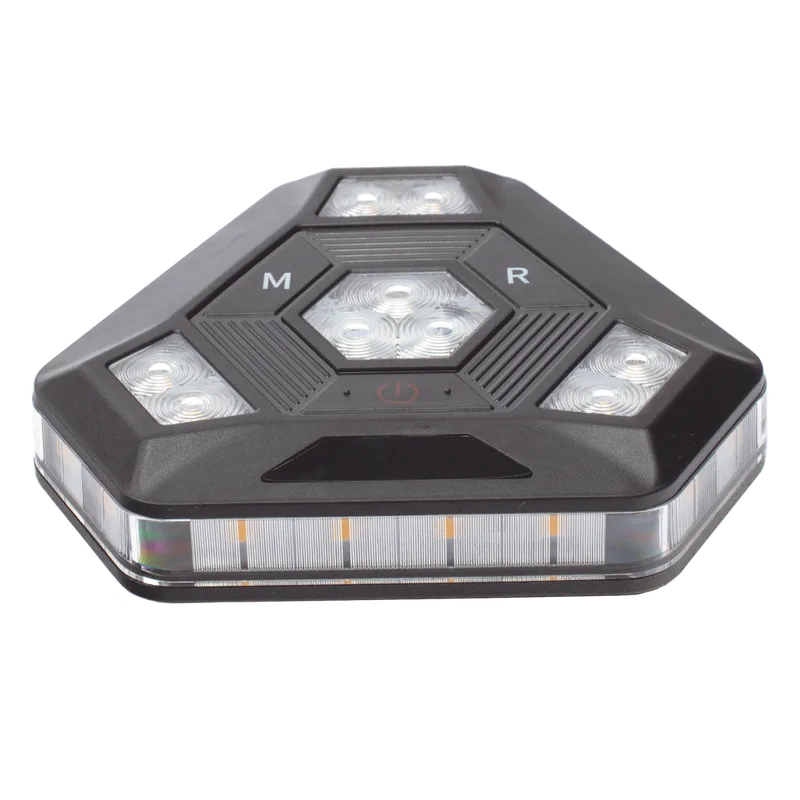 Luz Auxiliar Ámbar Ultra Brillante Para Automóviles, Motocicletas y Bicicletas Con Montaje Magnético EPCOM INDUSTRIAL SIGNALING XLTE1985A