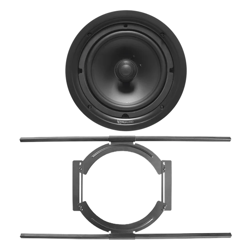 KIT de Bocina de Techo TruAudio de 6in PP6 con Soporte de Acero Rígido para Techos Suspendidos PP6/S