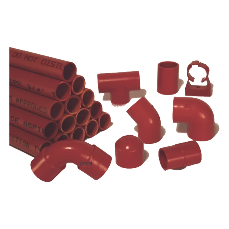 Kit de Tubería Red Pipe / Detección por Aspiración / UL Listed / Clasificación Plenum / 96 Pies de Tubería / 2,500 sq.ft. SAFE FIRE DETECTION INC. REDPIPE-KIT